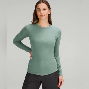 Lululemon Hold Tight Long Sleeve Shirt in Tidewater Teal